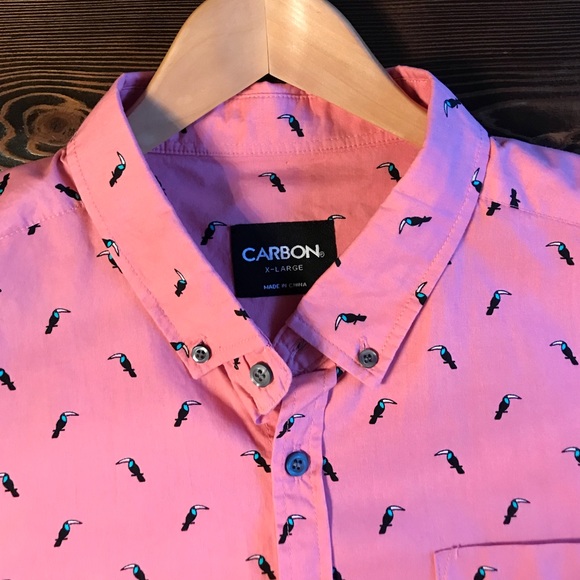 Tropical Men’s Dress Shirt size XL - Picture 2 of 4